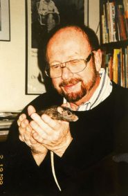 Rats -Zindel holding rat